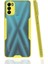 - General Mobile GM 21 Plus - Kılıf Kenarı Renkli Arkası Şeffaf Parfe Kapak - Sarı - T19187 1