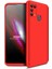 - Samsung Galaxy M31 - Kılıf Parmak izi Yapmayan 3 Parça Ays Kapak - Kırmızı - T13781 1