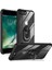 - Apple iPhone 8 Plus - Kılıf Yüzüklü Arkası Şeffaf Koruyucu Mola Kapak - Lacivert 5