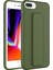 - Apple iPhone 7 Plus - Kılıf Mat Koruyucu El Tutacaklı Stand Olabilen Qstand Kapak - Koyu Yeşil - T23042 1