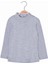 Trendless Kız Erkek Çocuk Bluz - Yarım Balıkçı Yaka Sweatshirt 2