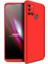 - Samsung Galaxy A21S - Kılıf Parmak izi Yapmayan 3 Parça Ays Kapak - Kırmızı - T14217 1