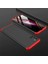 - Samsung Galaxy A31 - Kılıf Parmak izi Yapmayan 3 Parça Ays Kapak - Siyah-Kırmızı - T14055 1