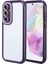 - Samsung Galaxy A35 - Kılıf Kamera Korumalı Renkli Kenar ve Çerçeve Tasarımlı Vitamin Kapak - Derin Mor - T32435 1