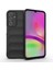 - Samsung Galaxy A25 - Kılıf Esnek TPU Oyuklu Arka Yüzey Tasarımlı Etnik Silikon Kapak - Siyah - T32592 1