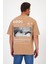 Erkek Bisiklet Yaka Human Baskılı T-Shirt 7027 4