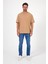 Erkek Bisiklet Yaka Human Baskılı T-Shirt 7027 5
