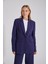 Çift Düğmeli Yırtmaçlı Astarlı Blazer Ceket 1