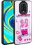 - Xiaomi Redmi Note 9 Pro - Kılıf Parlayan Kabartmalı İkonik Figürlü Amas Silikon Kapak - Beyaz - T31194 1