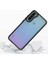 Xiaomi Redmi Note 8 Kılıf Arkası Şeffaf Kamera Çevresi Parlak Zıt Renkli Flora Kapak - Lila 3