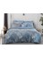Saturn Jakarlı Nevresim Takımı King Size , .mavi 1