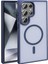 - Samsung Galaxy S23 Ultra - Kılıf Magsafe Şarj Özellikli Mat Arka Yüzey Sio Kapak - Lacivert - T32377 1