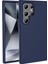 - Samsung Galaxy S23 Ultra - Kılıf Magsafe Şarj Özellikli Sıvı Teknolojili Silinebilir Sert Kivi Kapak - Lacivert - T32424 1