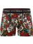 Erkek Gül Desenli Tekli Dijital Baskı Boxer - 1014 1