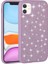 - Apple iPhone 11 - Kılıf Parlak Taşlı Tasarım Pırlanta Kapak - Pembe - T30652 7