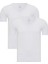 Erkek Beyaz 2’li V Yaka Bambu T-Shirt - 33601 1