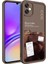 - Samsung Galaxy A05 - Kılıf Kamera Korumalı Baskılı Arka Yüzey Klas Kapak - Koyu Kahve - T32275 3