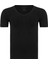 Erkek Siyah 4’lü V Yaka Bambu T-Shirt - 33602 2