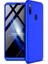 - Samsung Galaxy A11 - Kılıf Parmak izi Yapmayan 3 Parça Ays Kapak - Mavi - T14156 1