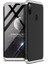 - Samsung Galaxy A11 - Kılıf Parmak izi Yapmayan 3 Parça Ays Kapak - Siyah-Gri - T14156 1