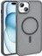 - Apple iPhone 15 Plus - Kılıf Magsafe Şarj Özellikli Mat Arka Yüzey Sio Kapak - Lila 2