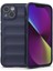 - Apple iPhone 14 - Kılıf Esnek TPU Oyuklu Arka Yüzey Tasarımlı Etnik Silikon Kapak - Lacivert - T32583 1