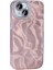 - Apple iPhone 15 Plus - Kılıf Airbagli Parlak Taş Detay Tasarımlı Esila Kapak - Pembe 2