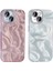 - Apple iPhone 15 Plus - Kılıf Airbagli Parlak Taş Detay Tasarımlı Esila Kapak - Pembe 5