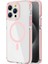 - Apple iPhone 14 Pro - Kılıf Magsafe Şarj Özellikli Airbagli Takılabilir Askı Aparatlı Nana Kapak - Pembe - T32240 1