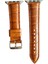 Apple Watch (38 mm / 40 mm / 41 mm (Seriler /se Uyumlu) Hakiki Deri Kordon Kahverengi 1