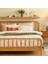 %100 Pamuk Saten Leora King Size Nevresim Seti Somon (240X220 Cm) 1