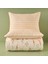 %100 Pamuk Saten Leora King Size Nevresim Seti Somon (240X220 Cm) 5