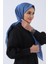 Indigo Harem Scarf Melek Pamuk Eşarp 3