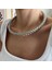 Silver Hasır Choker Kolye 2