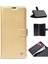 Samsung Galaxy S24 Kılıf 360 Full Koruma Kapakli Kartlikli Kart Bölmeli Cüzdan Kilif - Gold 1