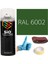 Akrilik Sprey Boya Yeşil RAL-6002 Boya Seti 400ML +Zımpara+Kağıt Bant+Eldiven 1