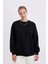 Kadın Sweatshirt Siyah Y1346AZ/BK81 3