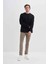 Erkek Sweatshirt Siyah 5229 1