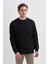 Erkek Sweatshirt Siyah 5229 2