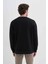 Erkek Sweatshirt Siyah 5229 3