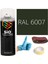 Akrilik Sprey Boya Yeşil RAL-6007 Boya Seti 400ML +Zımpara+Kağıt Bant+Eldiven 1