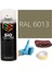 Akrilik Sprey Boya Yeşil RAL-6013 Boya Seti 400ML +Zımpara+Kağıt Bant+Eldiven 1