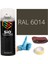 Akrilik Sprey Boya Yeşil RAL-6014 Boya Seti 400ML +Zımpara+Kağıt Bant+Eldiven 1