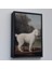 Çerçeveli George Stubbs Beyaz Kaniş TABLO-8034 1