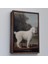 Çerçeveli George Stubbs Beyaz Kaniş TABLO-8034 2