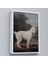 Çerçeveli George Stubbs Beyaz Kaniş TABLO-8034 4