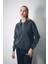 Basic Polo Yaka Cepli Sweatshirt 3