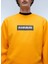 Turuncu Erkek Bisiklet Yaka Normal Kalıp Sweatshirt NP0A4I1AA671_B-BOX Logo C 2
