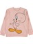 Kız Çocuk Sweatshirt 10-13 Yaş Pembe Kil 1