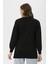 Kadın Bisiklet Yaka Yırtmaç Detaylı Sweatshirt 245048 - 5